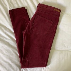 Anthropologie Pilcro Serif Legging Cord